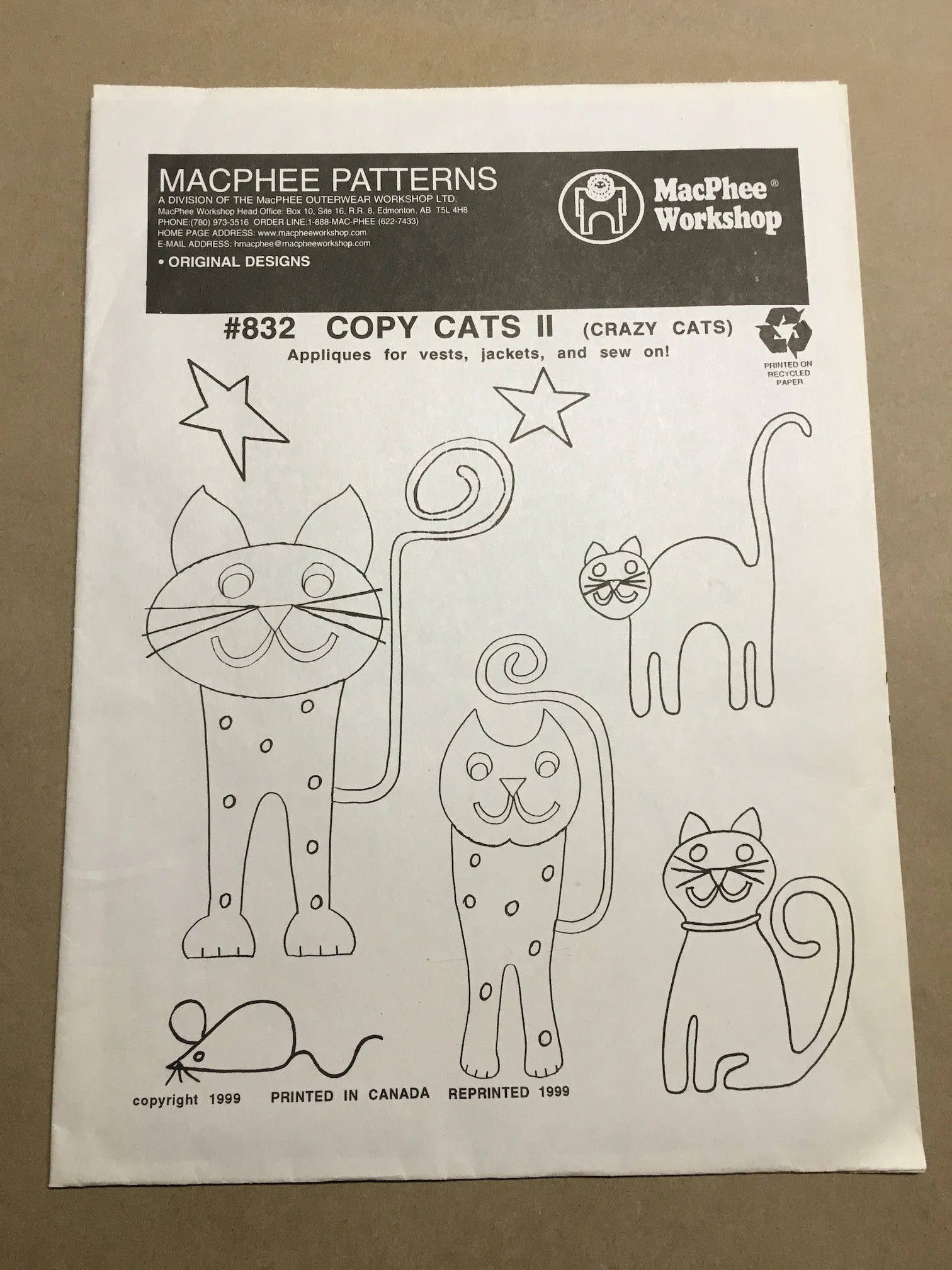 #832 COPY CATS II (CRAZY CATS)