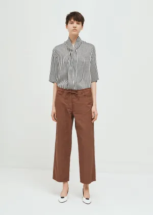Cotton Linen Drawstring Pant