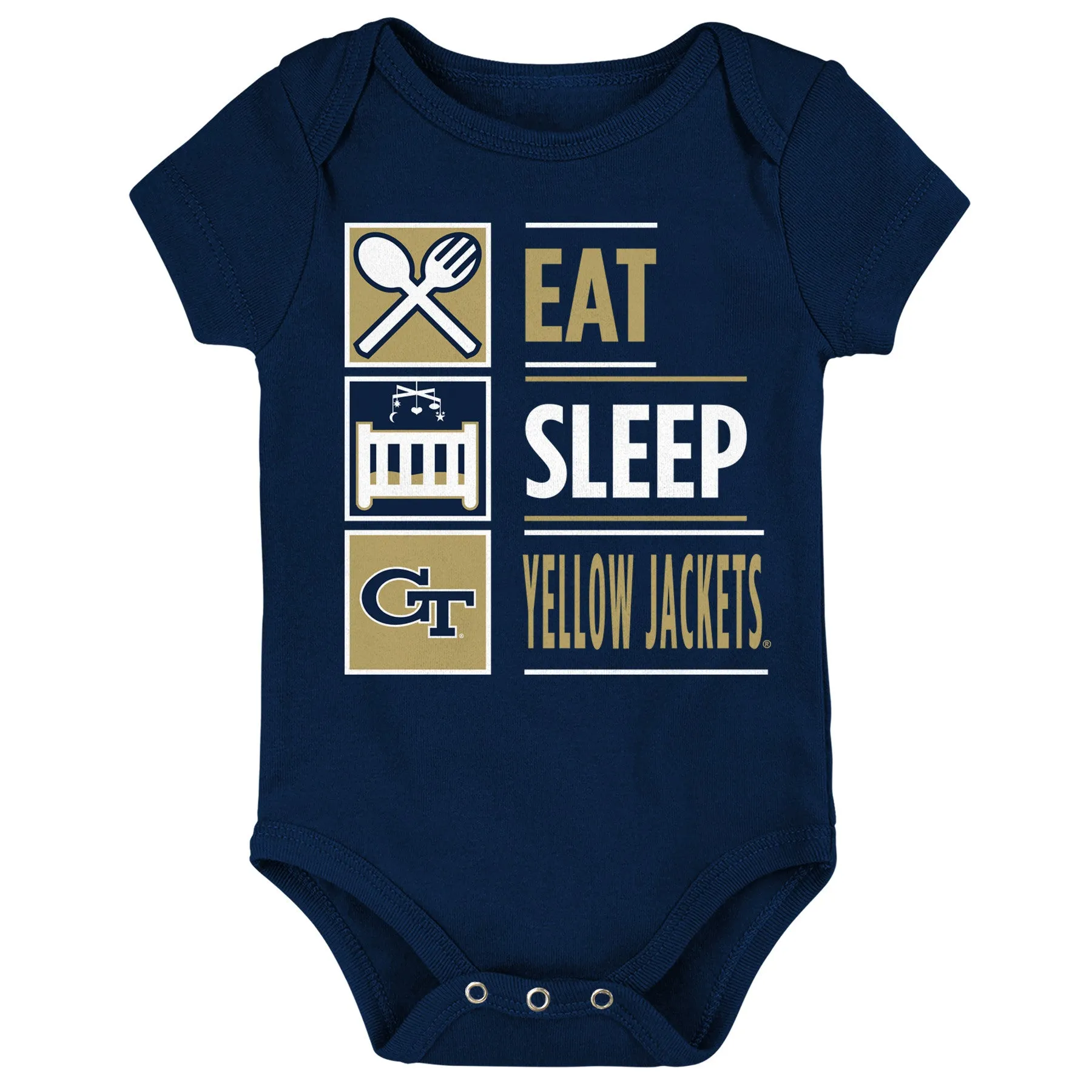Eat Sleep Yellow Jackets Bodysuit