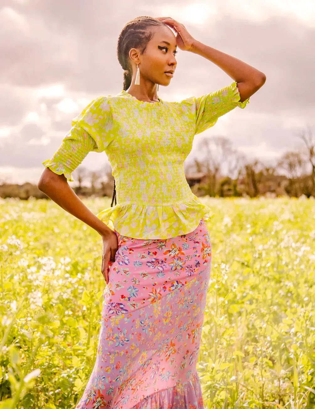 FéRí Vera Blouse Lime