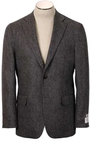 Hardwick Men's Bradley Shetland Gray Sport Coat