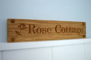 House Sign with Image (up to 500mm)