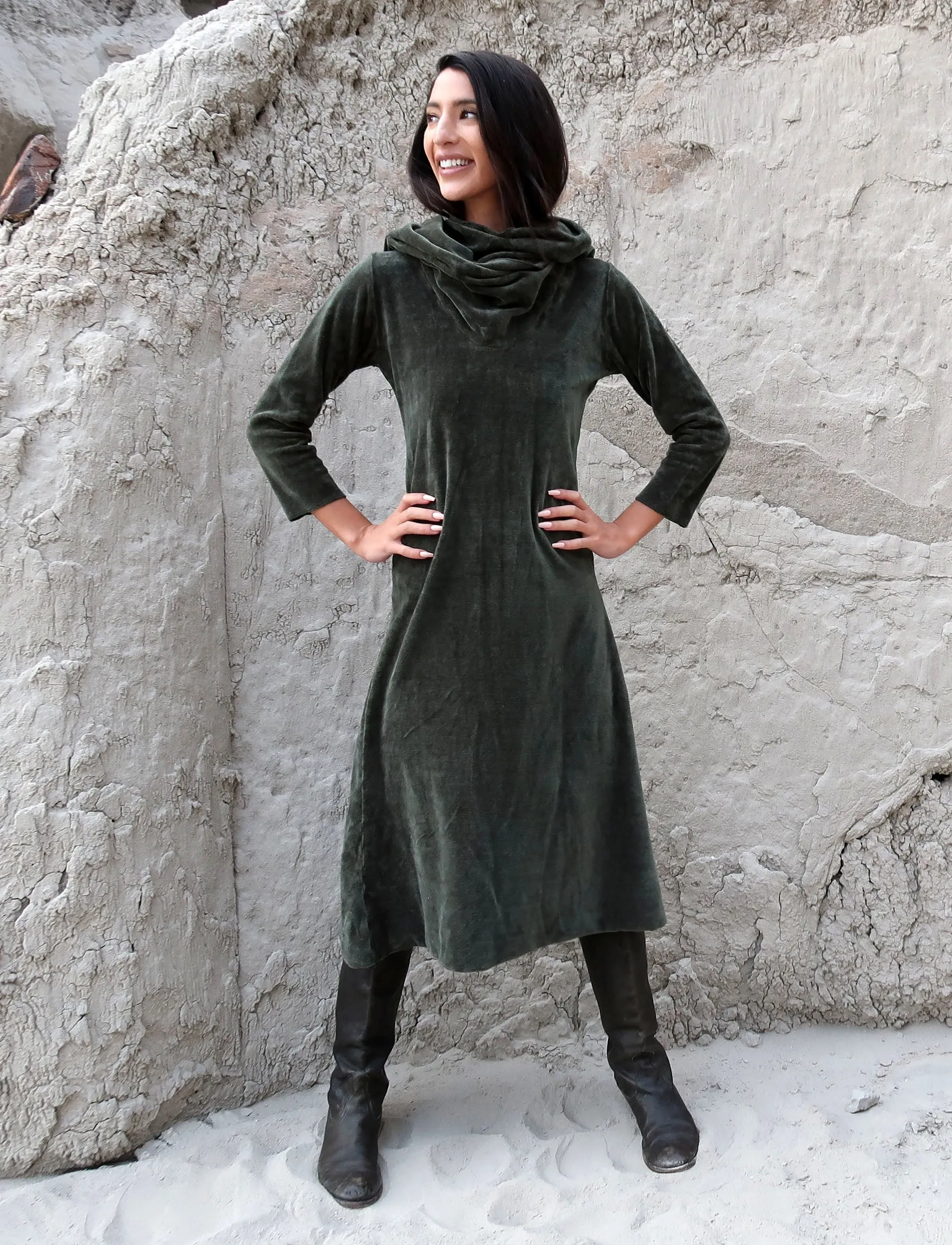 VELOUR Ewok Simplicity Below Knee Dress